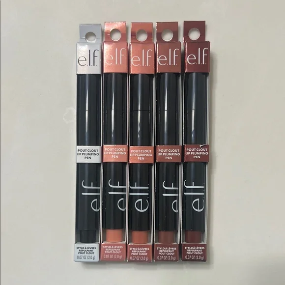 NEW Elf Pout Clout Lip Plumping Pens - 5 piece bundle (make me an offer) - Picture 1 of 12